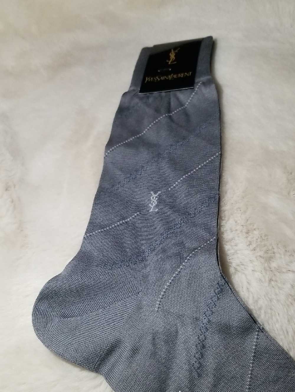 YSL Men's Pair Of  Dress Socks